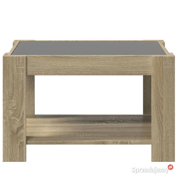 Stolik kawowy z LED dąb sonoma 73x53x45 WM847548 Warszawa
