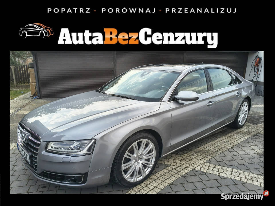 Audi A8 42TDi 450 CHIP LONG Quattro Supe Stan D4 kamera cofania śląskie Mysłowice sprzedam