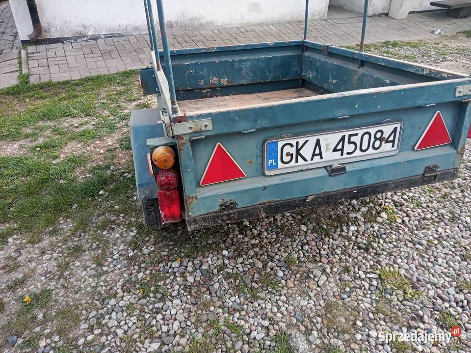 Przyczepka samochodowa Rok produkcji 1981 Sierakowice