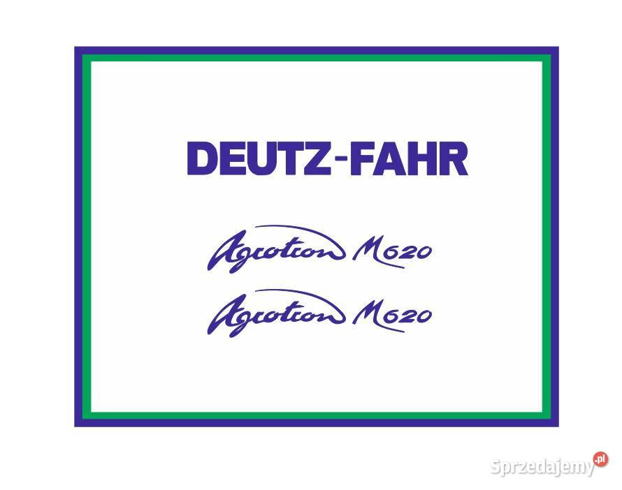 Naklejki DeutzFahr Agrotron M620 Ciągnik Traktor łódzkie Rzgów
