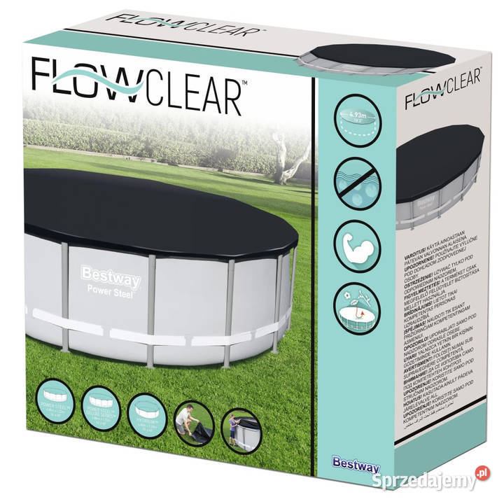 Bestway Pokrywa na basen Flowclear 488 WM92075 mazowieckie Warszawa