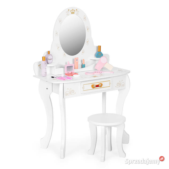 Toaletka dziecięca drewniana duża z lustrem Smogorzów sprzedam