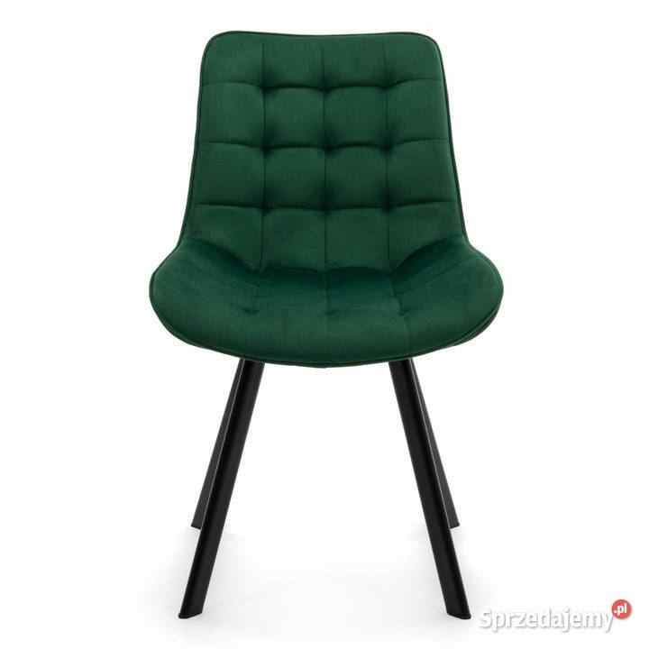 Krzesło Tapicerowane Tori Butelkowa Zieleń Tarchały Małe