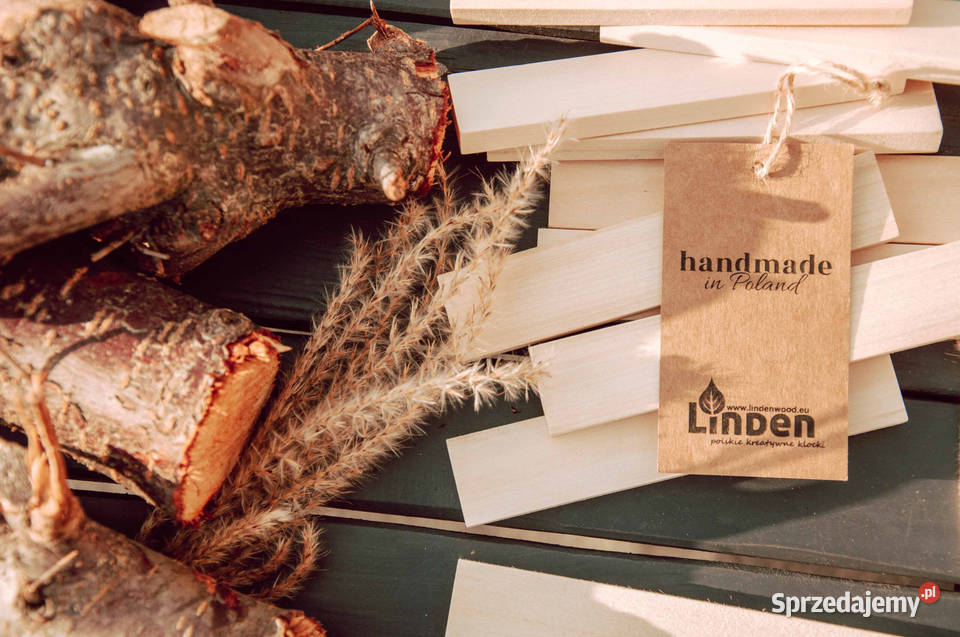 Klocki drewniane Linden 1000 w kartonowym