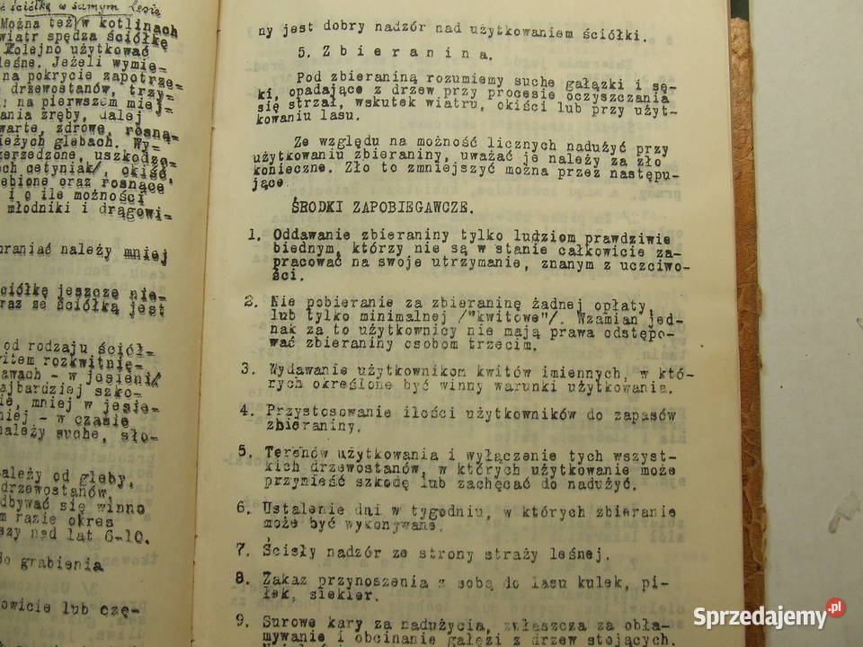Ochrona LASU Jan Kloska stara książka Warszawa
