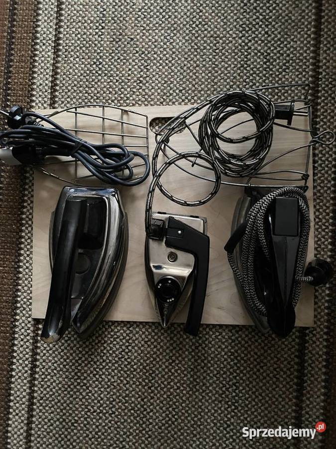 Żelazka elektryczne bodajże już kolekcjonerów Pozostałe