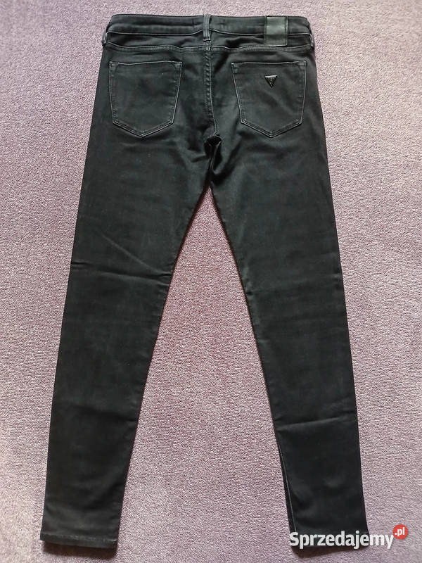 Spodnie damskie czarne bawełna rozmiar sxs Guess czarny