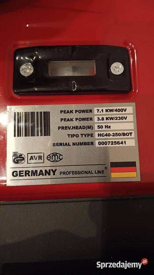 Agregat prądotwórczy Globe Energy GE202411 mazowieckie Garwolin