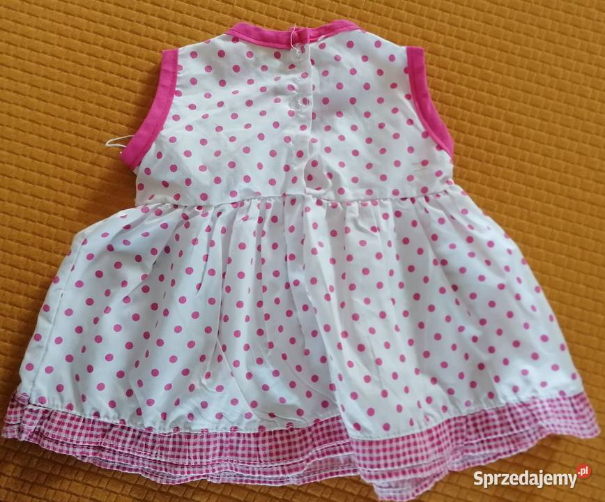 Sukienka niemowlęca bawełniana z wisienkami Łódź sprzedam