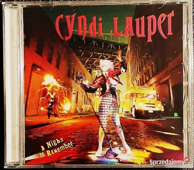 Znakomity Album CD CYNDI LAUPER Album Night To Katowice