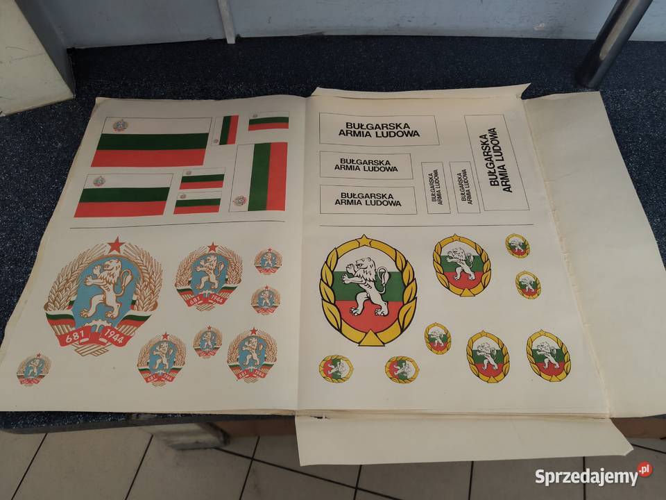 Zestaw Naklejek Propagandowych PRL Układ Gródek