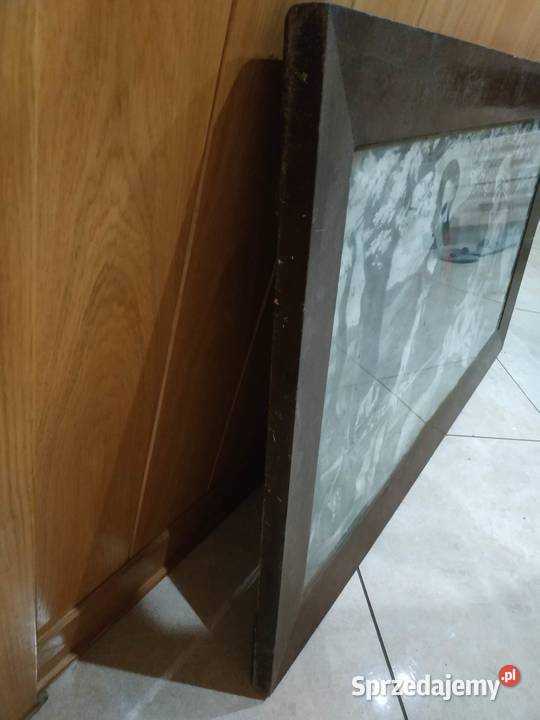 Zabytkowy obraz religijny Święta Rodzina Antyki