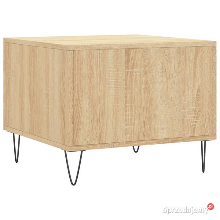 Stolik kawowy dąb sonoma 50x50x40 materiał Warszawa
