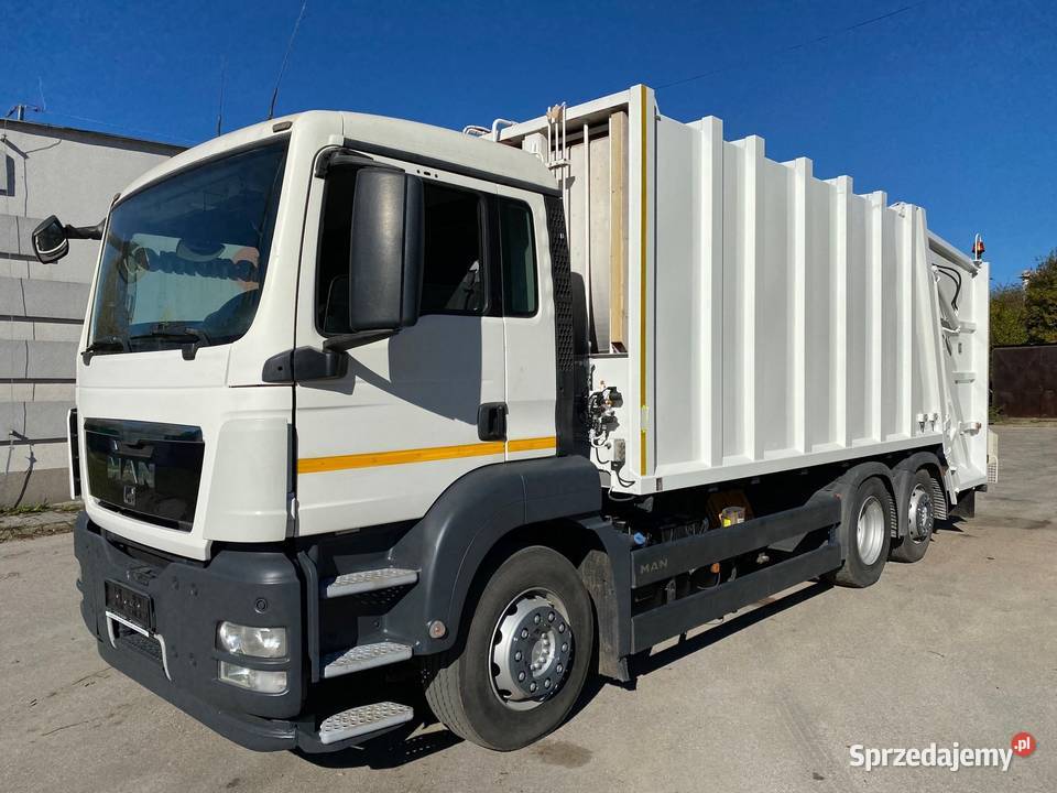 MAN TGS 26320 śmieciarka trzyosiowa HALLER 24m3 Nowiny