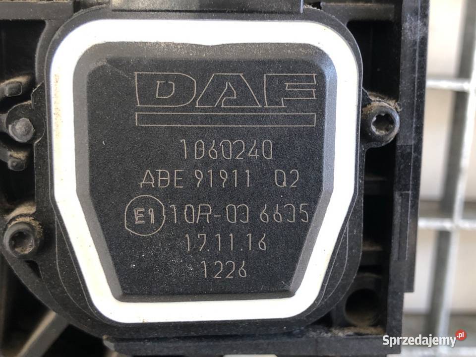 POTENCJOMETR GAZU DAF XF 1060240 129 462 PEDAŁ ciężarowe podkarpackie