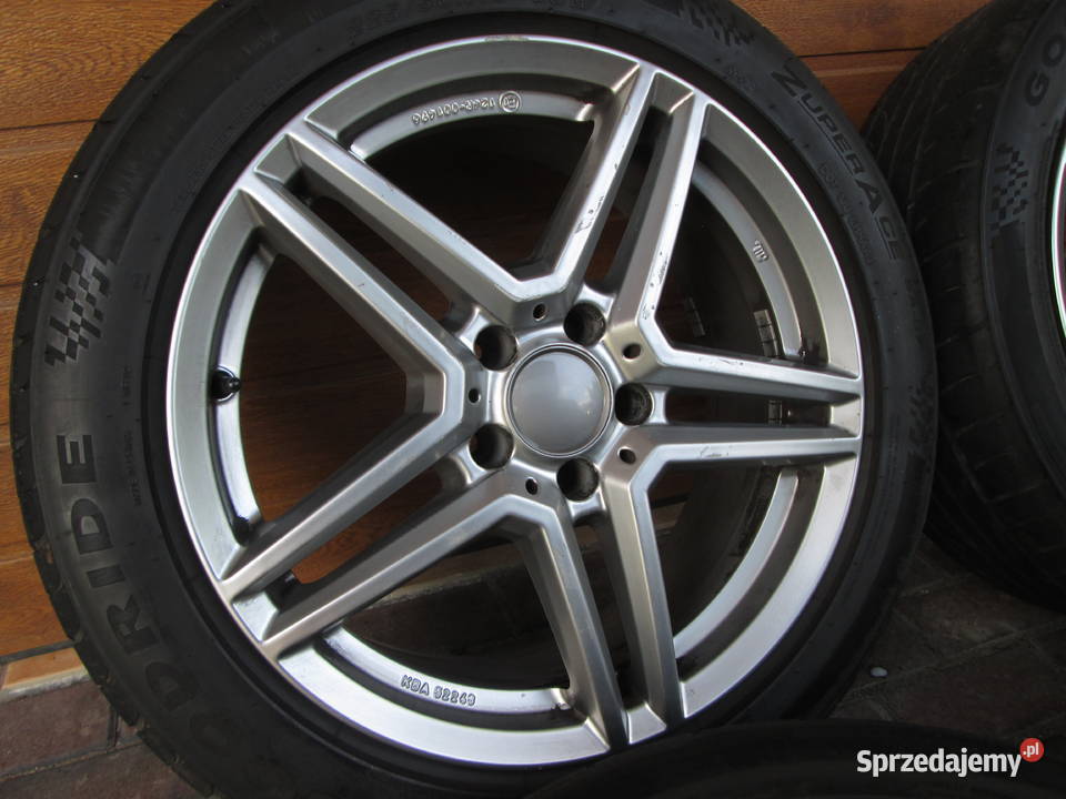 Koła alu 18 Audi VW Mercedes 5x112 opony letnie Kościerzyna