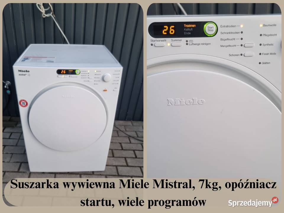 Suszarka wywiewna Miele Mistral 7 opóźniacz Wrocław