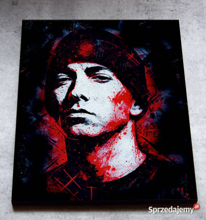 Eminem Obraz ręcznie grawerowany na blasze Sandomierz