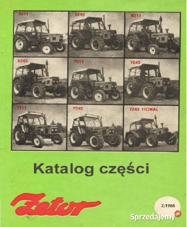 Zetor 7245H77117745 katalog części Pozostałe Kielce sprzedam