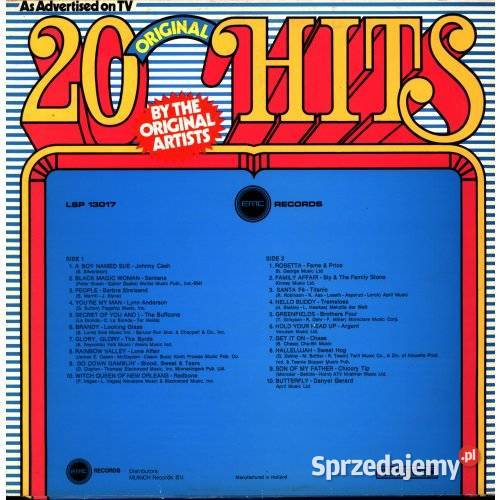 20 Original Hits Johnny Cash Santana Sly The śląskie sprzedam