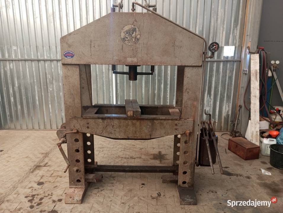 Prasa warsztatowa 100 ton Prasy wielkopolskie Buk sprzedam