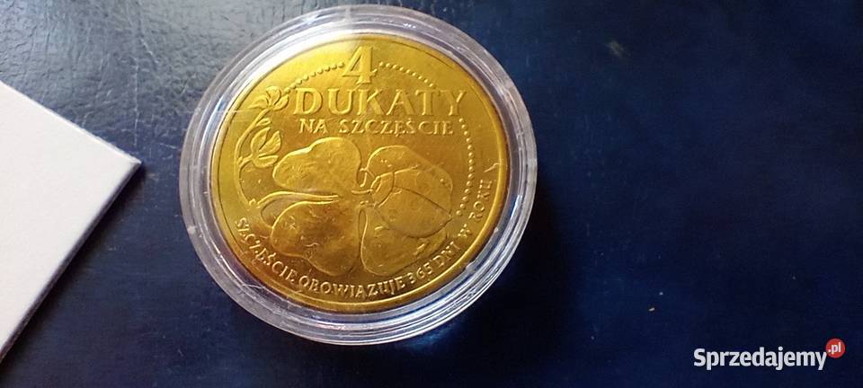 Stare monety Medal 4 Dukaty na Szczęście 183 Lesko