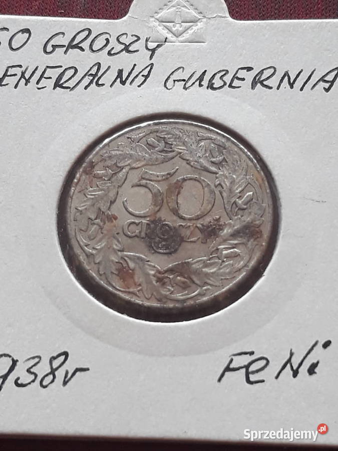 50 Groszy 1938 r CuNi Generalna Gubernia J