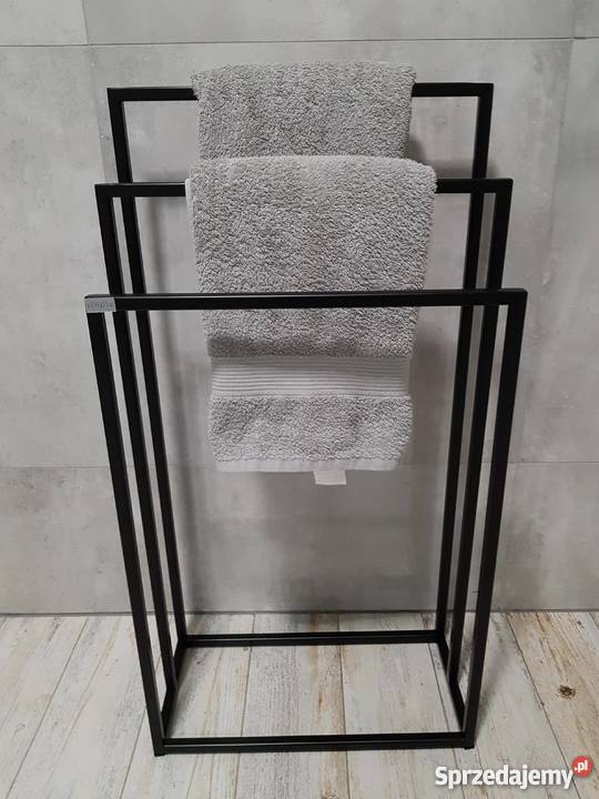 Wieszak na ręczniki nowoczesny industrialny loft Grzybno
