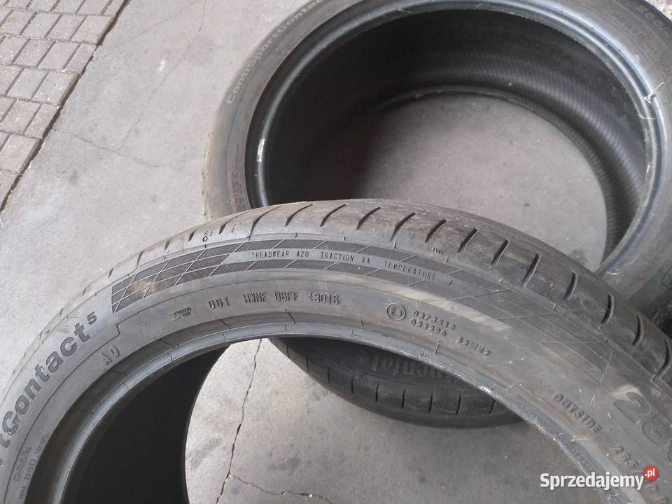sprzedam opony 28540r21 yxl continetal contakt 5 Opony Rybnik