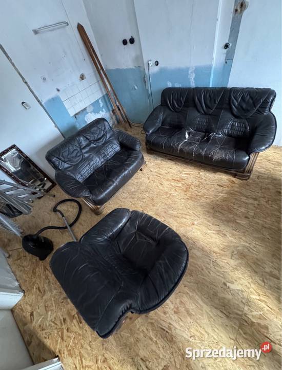 Zestaw kanap skórzanych 321