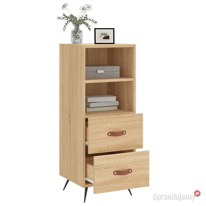 Szafka dąb sonoma 345x34x90 materiał Pozostałe