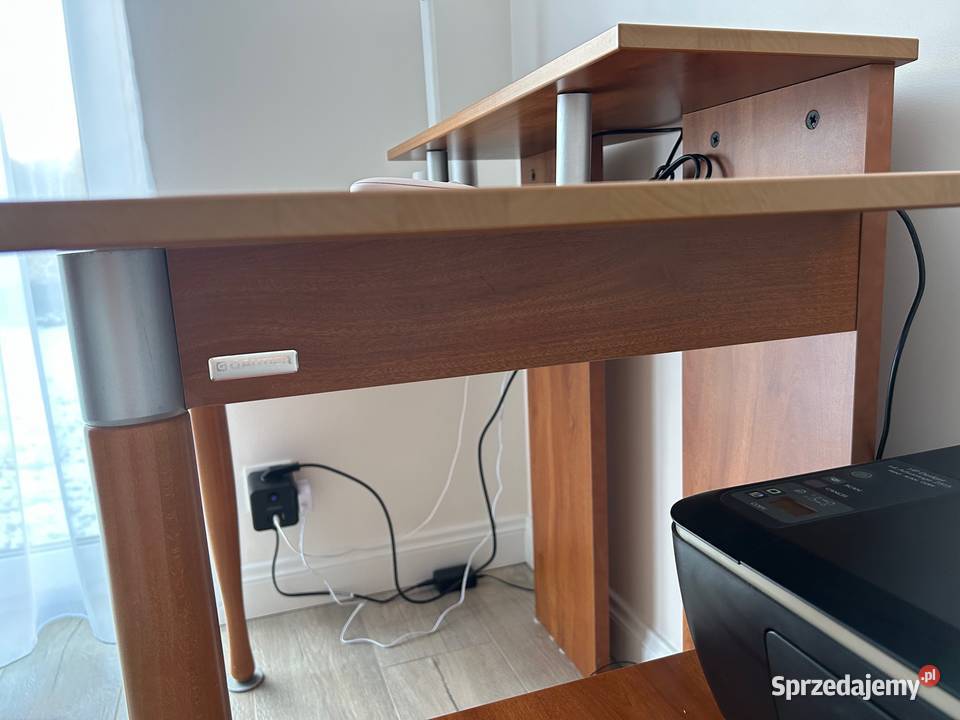 Biurko Gautier z szafką pod drukarkę Lesznowola