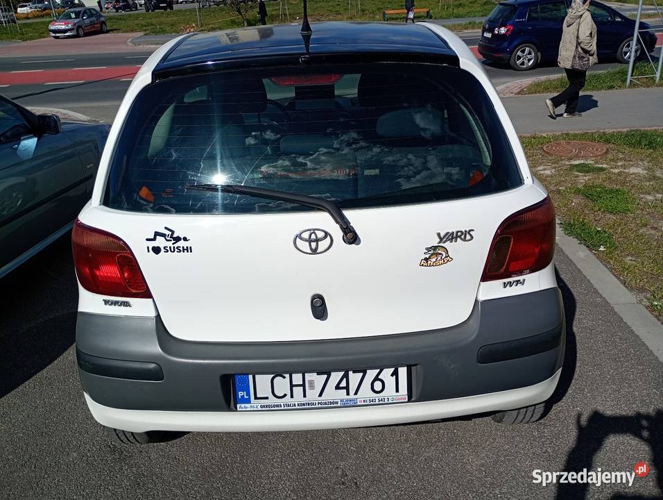 Toyota Yaris 10 Benz 2005r 180 przebieg Zero