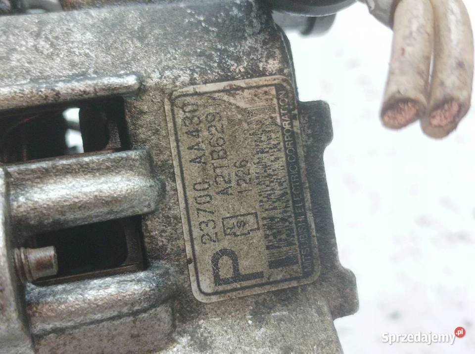 ALTERNATOR 23700AA430 20 16V Subaru Forester I Rok produkcji 2001 świętokrzyskie sprzedam