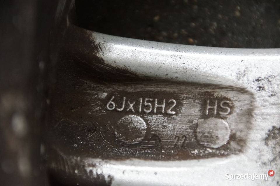 FELGA ALUMINIOWA 15 FORD FIESTA MK7 6JX15H2 osobowe Pozostałe Lipno