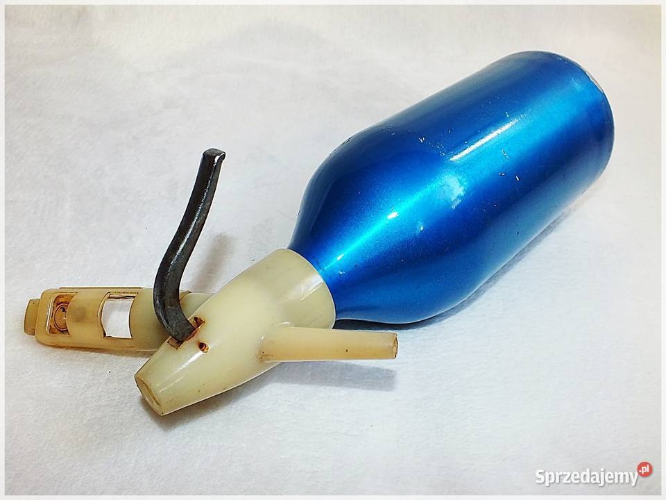 Stary syfon wody sodowej metalowy 1976r Kultowy Żary