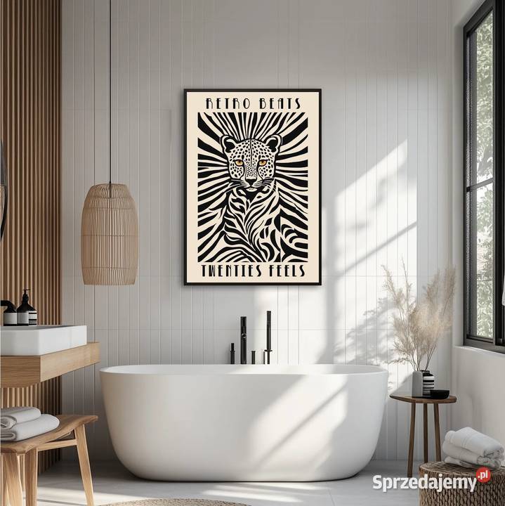 Plakat A4 Retro Roar Warszawa sprzedam