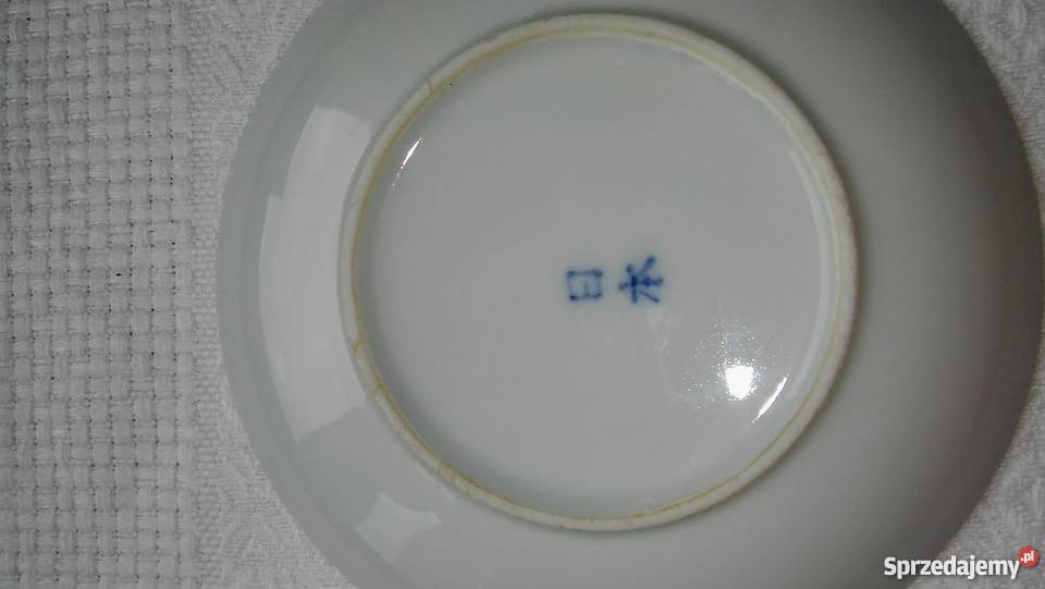 piękne talerzyki spodeczki cudeńka cienka Gdańsk