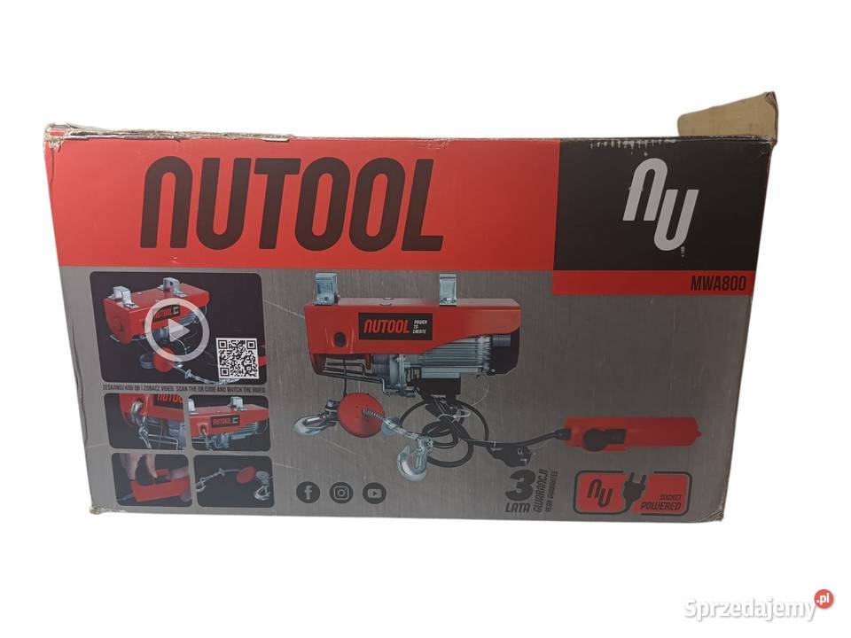 Wyciągarka elektryczna NUTOOL 400800 Pozostałe