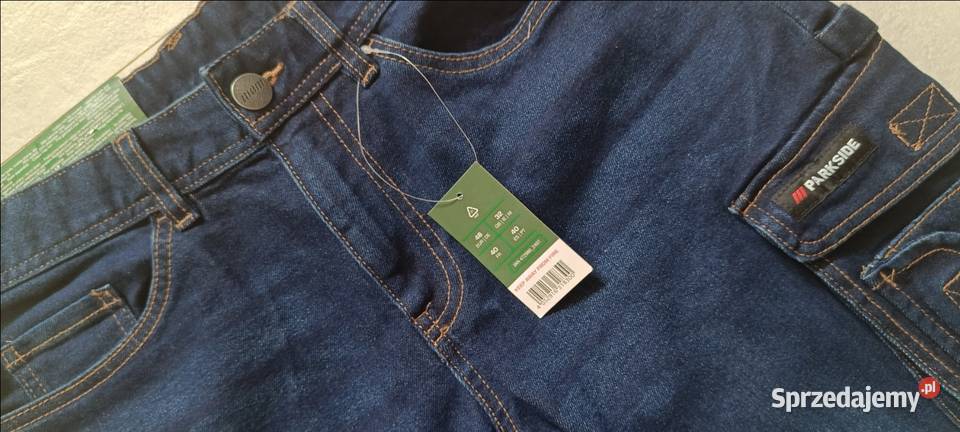 PARKSIDE męskie jeansowe szorty robocze z pętlą Ełk