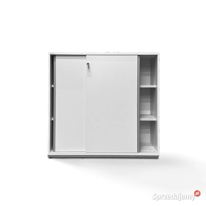 Szafa biurowa modułowa Neudoerfler Lineo biała Kraków