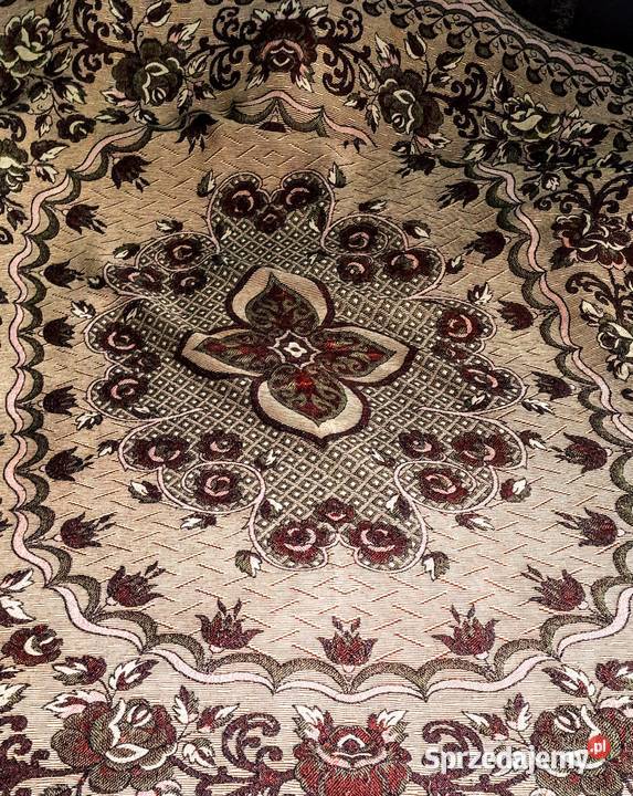 Duża narzuta na łóżko kapa gobelin podwójna Morąg sprzedam