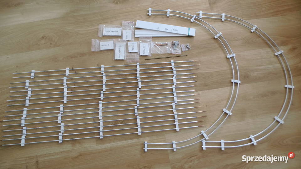 Duży zestaw torów w skali 0 Aluminium FILM Radzewice