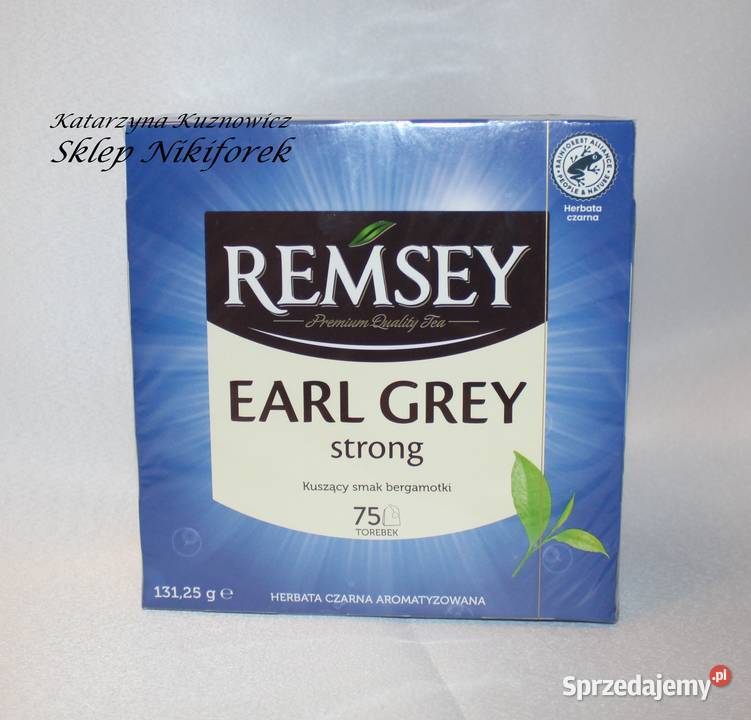 Herbata Remsey earl grey strong 75 torebek 131 g Stare Miasto sprzedam