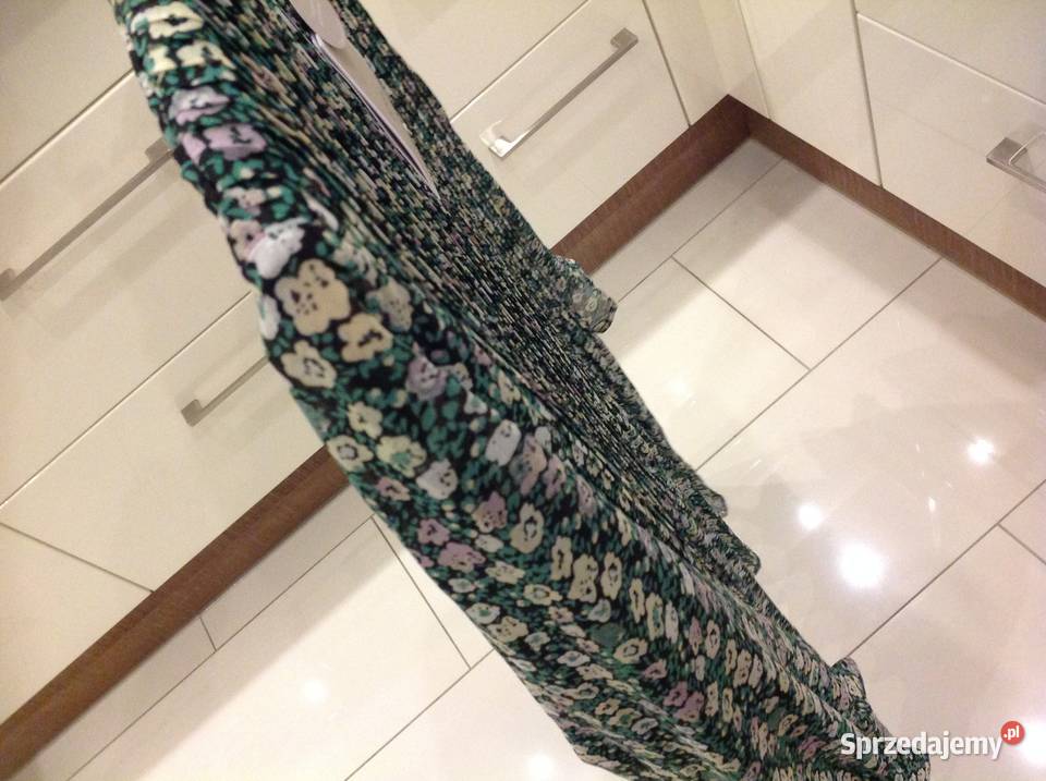 Sukienka Damska ICHI ML NOWA zielona Kwiatki Odzież damska