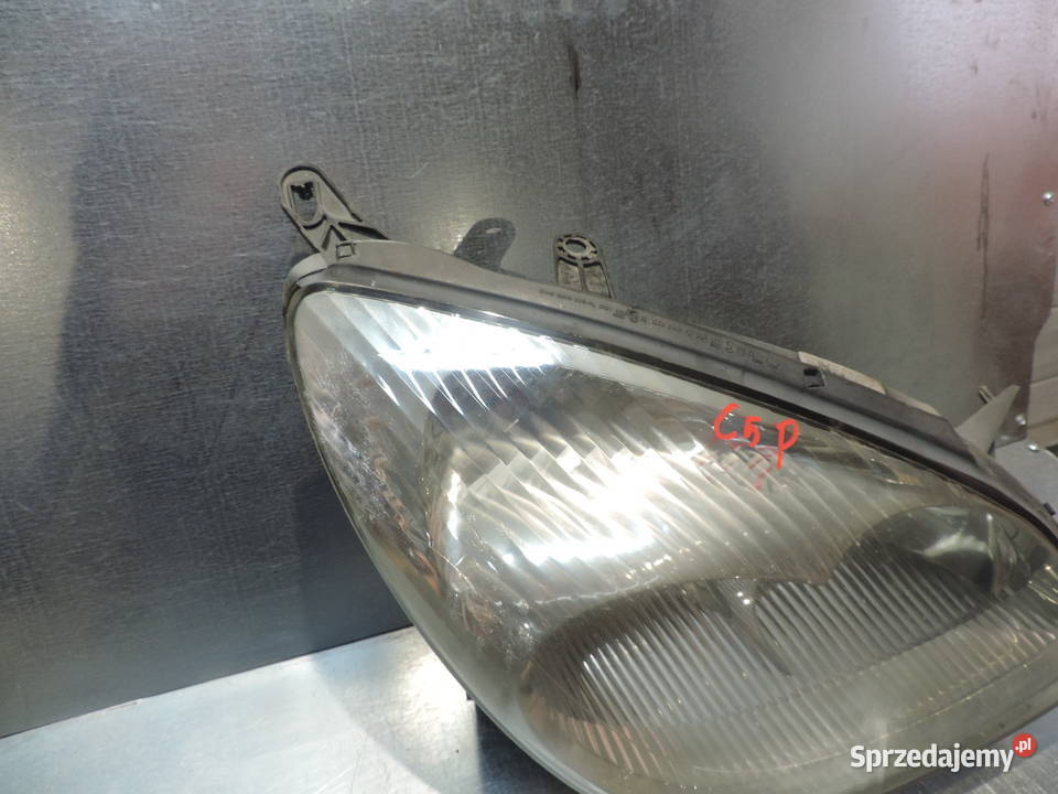 CITROEN C5 I REFLEKTOR LAMPA PRAWA PRZEDNIA Rok produkcji 2004 Lampy przednie Oświetlenie Nowy Sącz