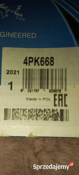 Dayco 4PK668 Pasek klinowy wielorow OpelLancia Tychy