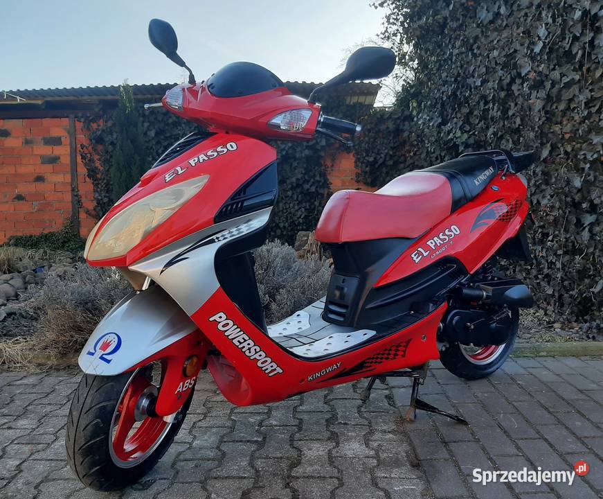Zadbany duży skuter Kingway EL PASSO 50 4t 2009r Rok produkcji 2009
