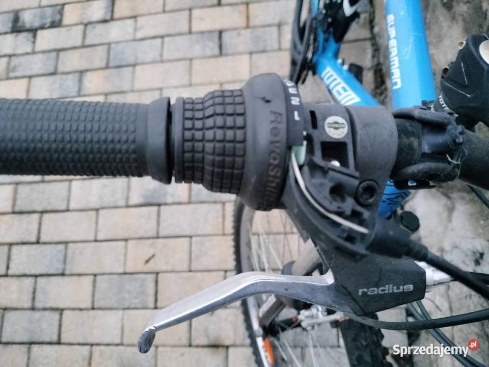 Totem superman niebiesko czarny rower górski Urszulin