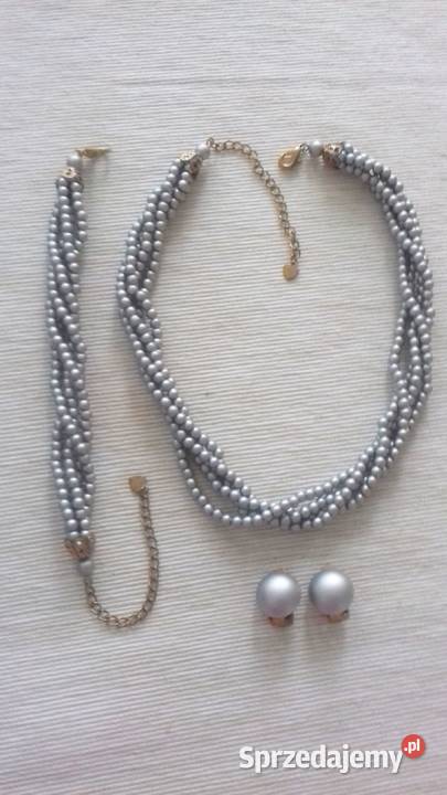 Komplet biżuterii perłowej mazowieckie